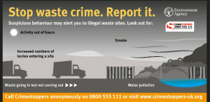 INCREASE IN WASTE CRIME