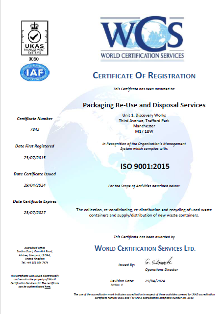 ISO 9001 Certificate